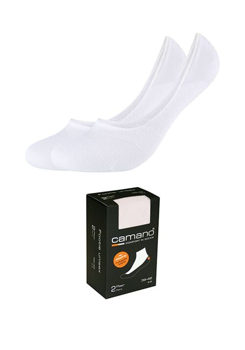 Unisex comfort invisible extra-low Footies Box 2p