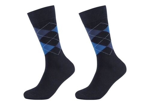 Men ca-soft classic argyle Socks 2p