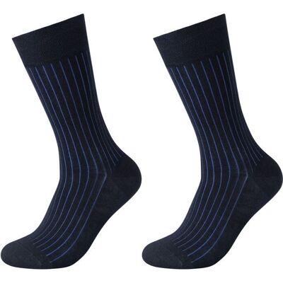 Men ca-soft shadow stripes Socks 2p