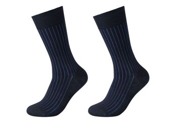 Chaussettes homme ca-soft shadow stripes 2p 1