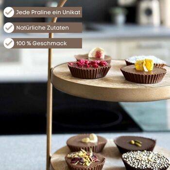 Kit DIY pour fabriquer soi-même des chocolats - Peanut Butter Cups Set 6