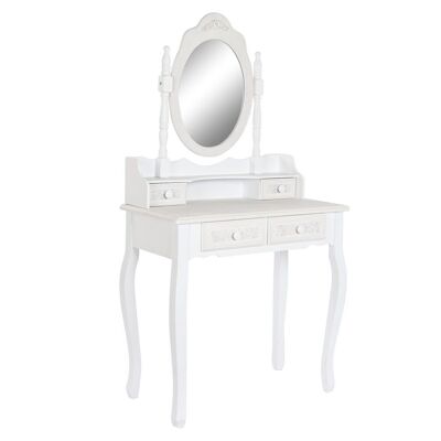 COUVERCLE MDF MIROIR 75X42X140 BLANC MB204793