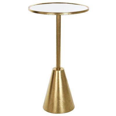 BEISTELLTISCH METALLSPIEGEL 40X40X72 GOLDEN MB202645