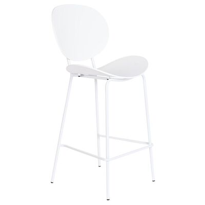 TABOURET PP METAL 50X51X104 BLANC MB202793