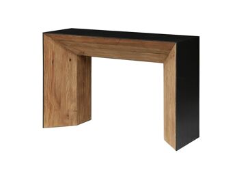 CONSOLE BOIS RECYCLE PIN 120X40X80 MARRON MB204939