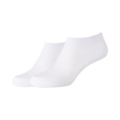 Sneaker femme coton fin invisible 2p