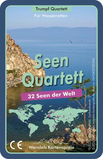 Wendels Kartenspiele Lakes Trumpf Quartet - 32 lacs fascinants dans le monde en comparaison 8