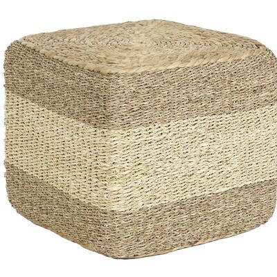 SEAGRASS FOOTREST 45X45X40 NATURAL MB205412