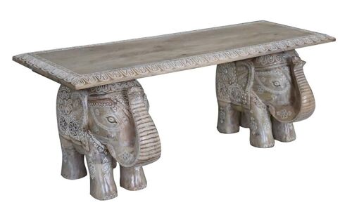 MESA CENTRO MANGO 120X50X46 ELEFANTE BLANCO MB205729