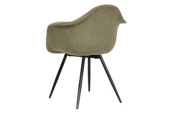 CHAISE METAL POLYESTER 64X61X83 VERT MB203004 6