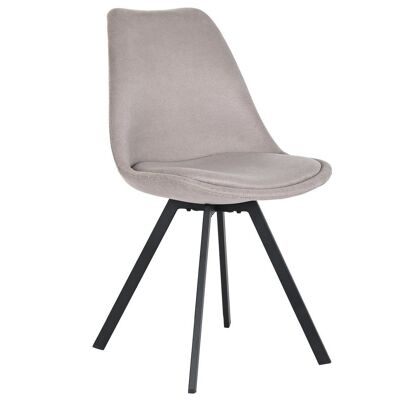 SILLA POLIESTER METAL 48X58X84 GRIS MB203005