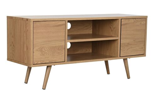 MUEBLE TV MDF METAL 120X40X57 NATURAL MB203021