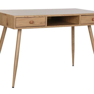 BUREAU METAL MDF 120X60X76 NATUREL MB203022