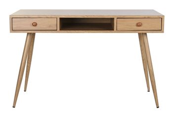 BUREAU METAL MDF 120X60X76 NATUREL MB203022 6