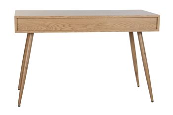 BUREAU METAL MDF 120X60X76 NATUREL MB203022 8