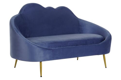 Sofa Poliester Metal 155X75X92 Nube Azul MB205763