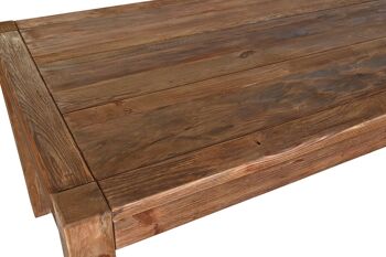 TABLE A MANGER BOIS RECYCLE 160X85X76 MB201311 2