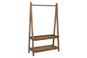 ETAGERE EN BOIS DE PIN RECYCLE 90X39X150 NATUREL MB201315 1