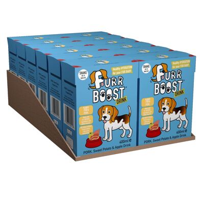 Schweine-, Süßkartoffel- und Apfelpelz-Boost 400 ml x 12