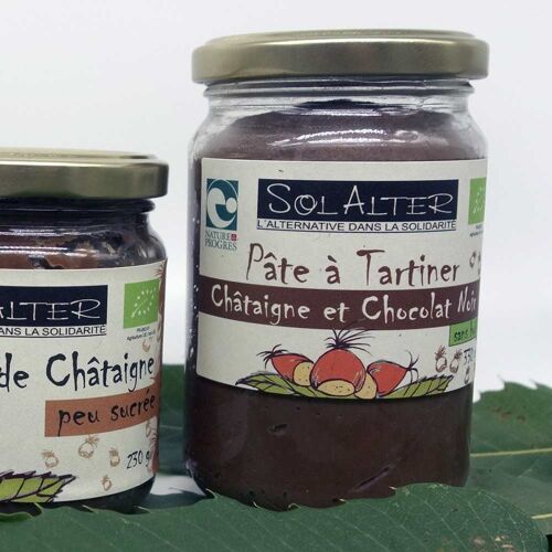 Pâte à tartiner châtaigne chocolat