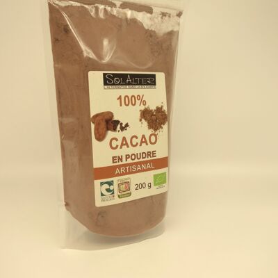 Artisanal cocoa powder