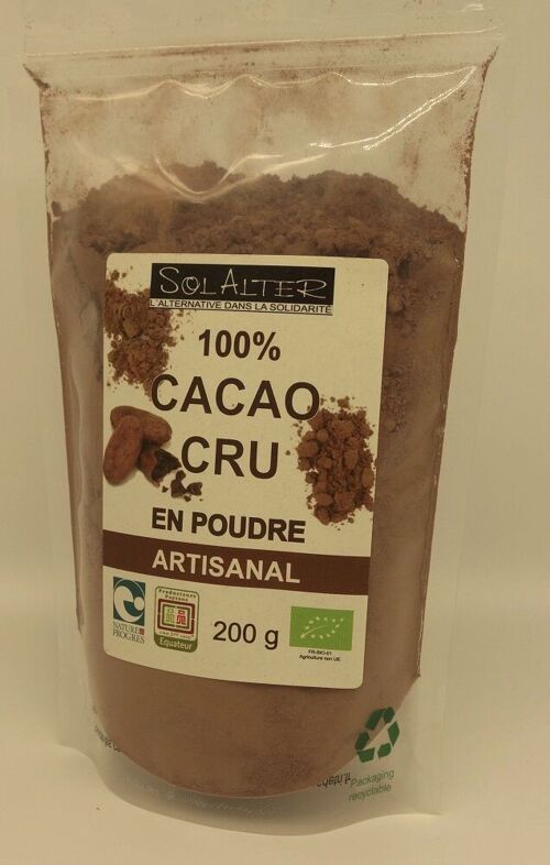 Cacao CRU en poudre artisanal