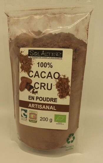 Cacao CRU en poudre artisanal 1
