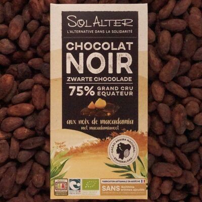 Chocolat noir aux noix de macadamia