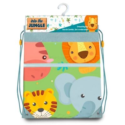 Animales Jungla Gymbag Saco mochila 30x40