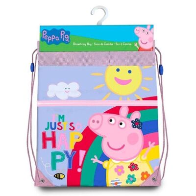 Peppa Pig Gymbag Saco mochila 30x40