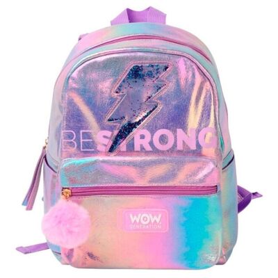 Wow Generation Mochila plateada 40 cm alto