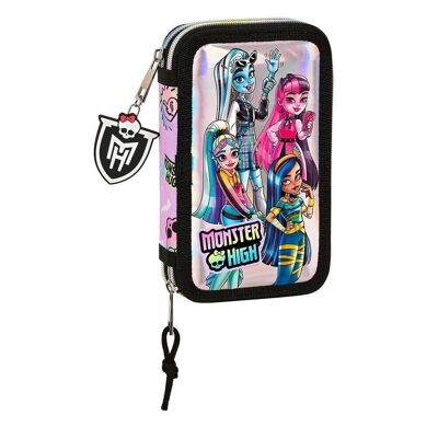 Monster High Plumier Doble completo 13x20x4 cm