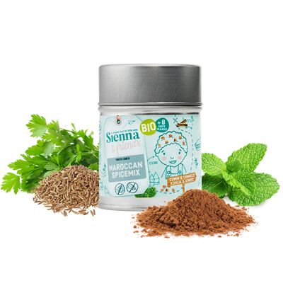 MÉLANGE D'EPICES MAROCAIN- SANS SEL AJOUTÉ - SANS ADDITIF – 38G - DÉS 8 MOIS