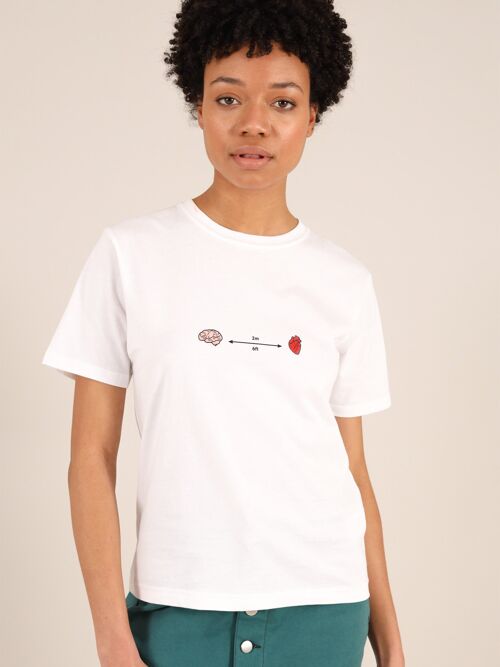 Social Distance Tee in White