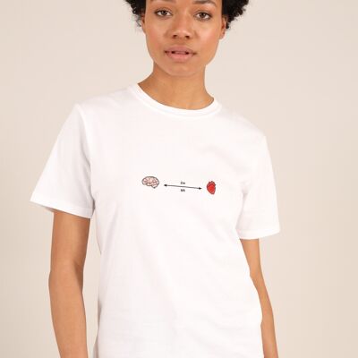 T-shirt Social Distance en blanc