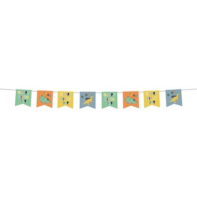 Bunting Garland Dino Roars - 6 m