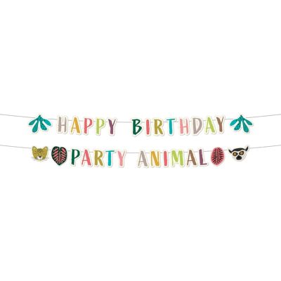 Letter garlands Zoo Party - 2 pieces