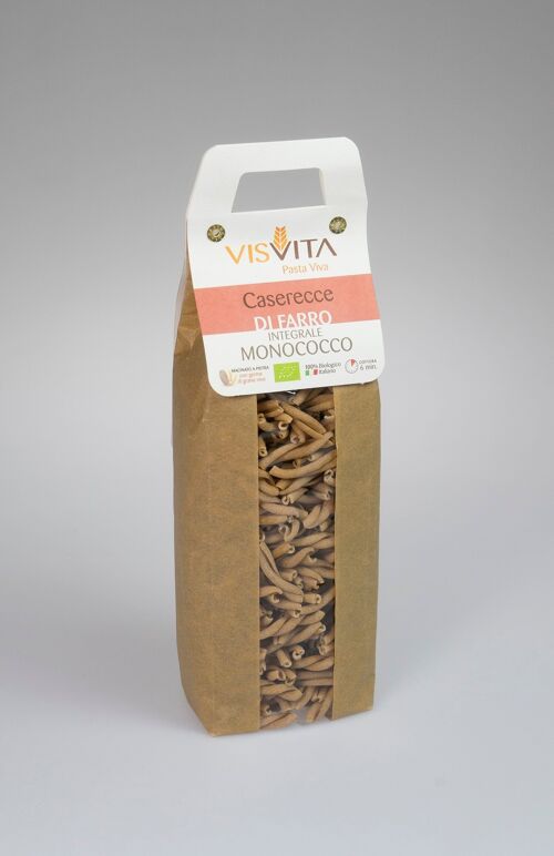 Caserecce di Farro Monococco Integrale 100% Biologico Italiano - 1 kg