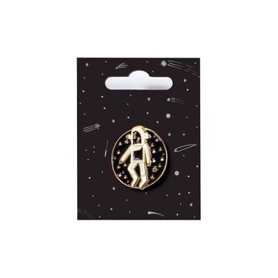 Cosmic Explorer Spaceman Emaille Pin