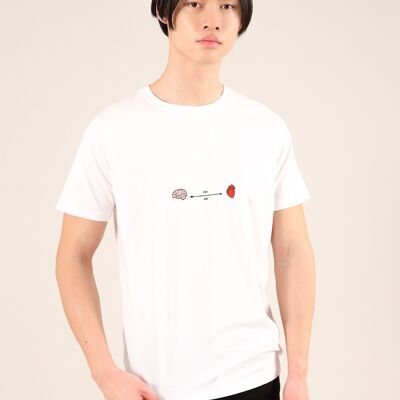 Camiseta de hombre Social Distance en blanco