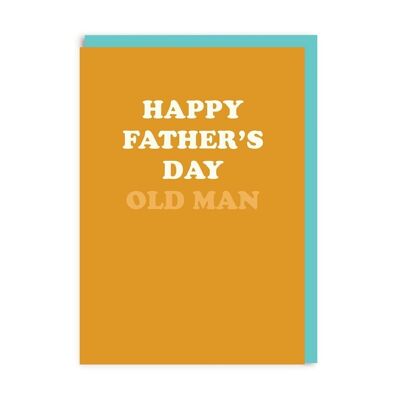 Glückliche Vatertagsgrußkarte für den alten Mann