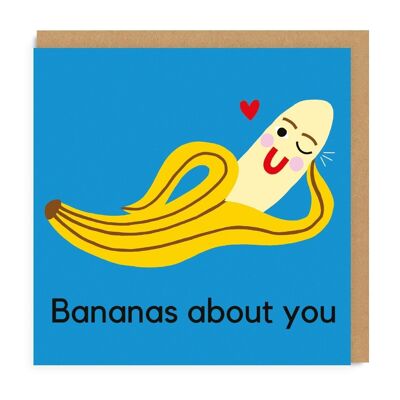Bananas About You Valentine's Day Card