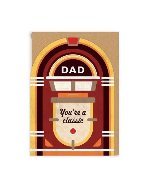 Dad Jukebox Greeting Card