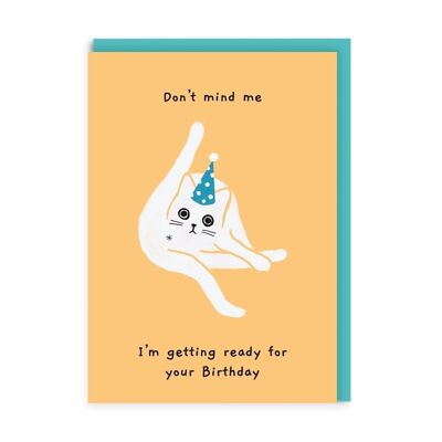 Don't Mind Me Geburtstagskarte