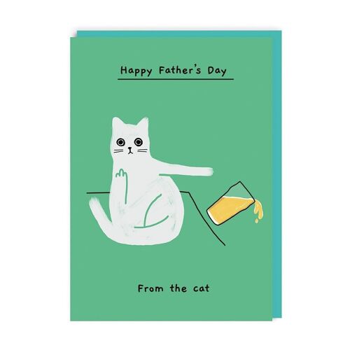 Happy Father's Day From The Cat Father's Day Card (8673)