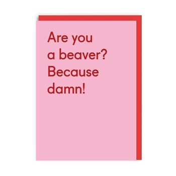 Êtes-vous une carte de Saint-Valentin castor 1