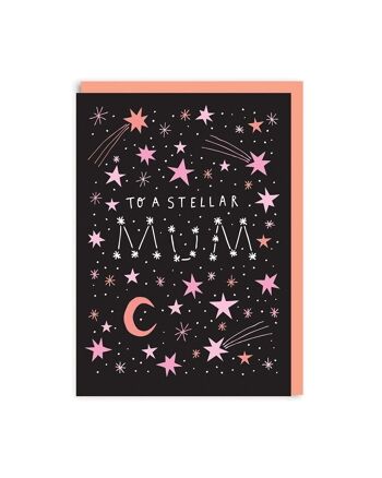 Maman stellaire Carte de vœux 1
