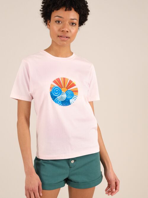 Sunset Tee in Pink