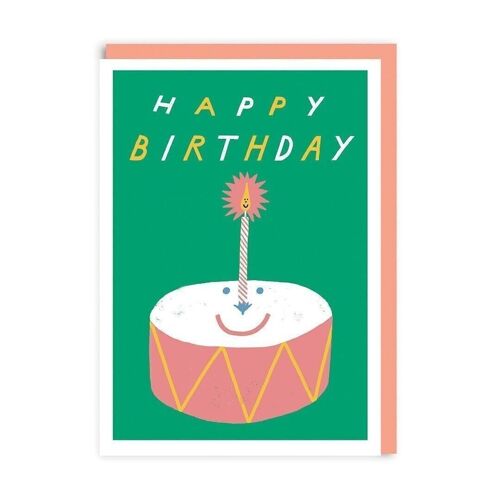 Drum Birthday Greeting Card