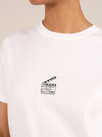 T-shirt Film en Blanc 2